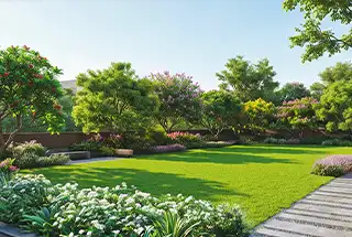 Landscaped Garden 